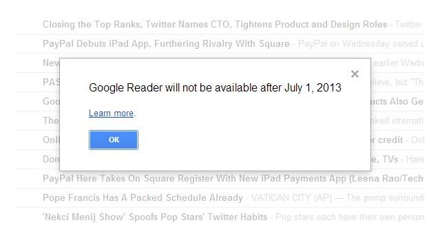DNP Editorial The many outrages of Google Reader's demise